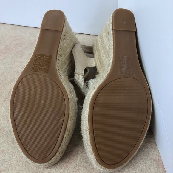 NWOB SoftMoc Emmy White Crochet Espadrilles Wedge Sandals Size 8 - Picture 10 of 13